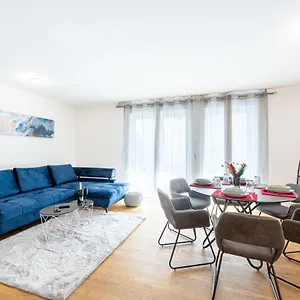 Apartment Lit Living: Luxus - Box Spring - Parking - Terrace, Ludwigshafen am Rhein